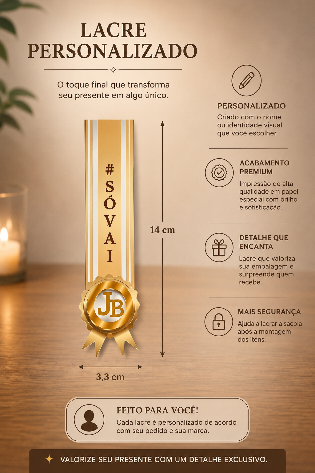 Lacre Adesivo Personalizado - Imagem 2
