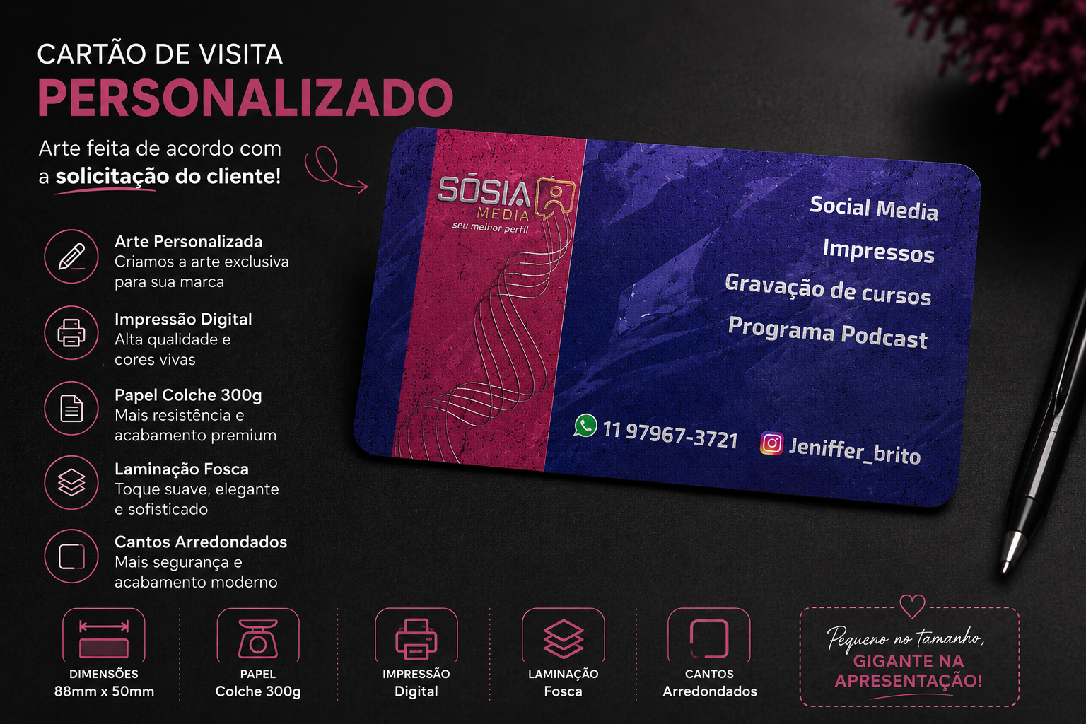 Cartão de Visita Personalizado - Imagem 10