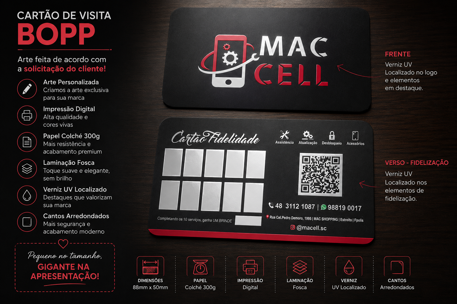 Cartão de Visita Personalizado - Imagem 7