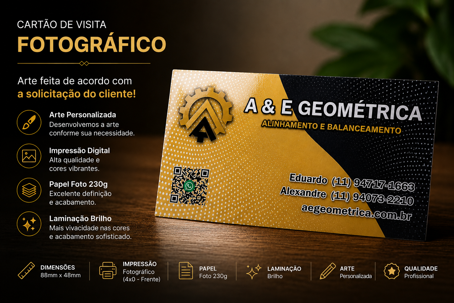 Cartão de Visita Personalizado - Imagem 9