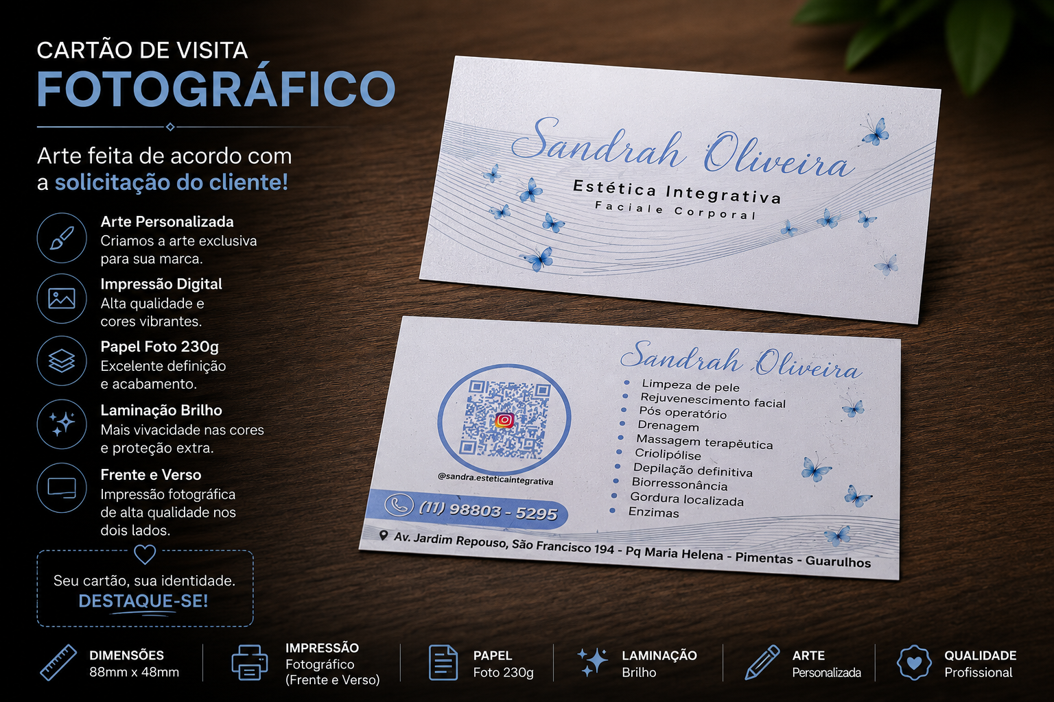 Cartão de Visita Personalizado - Imagem 8