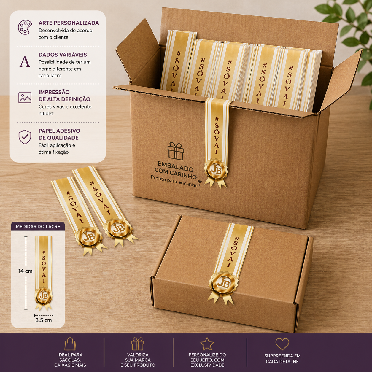 Lacre Adesivo Personalizado - Imagem 5
